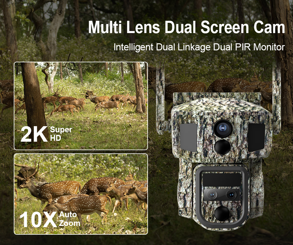 multi lens dual screen cam