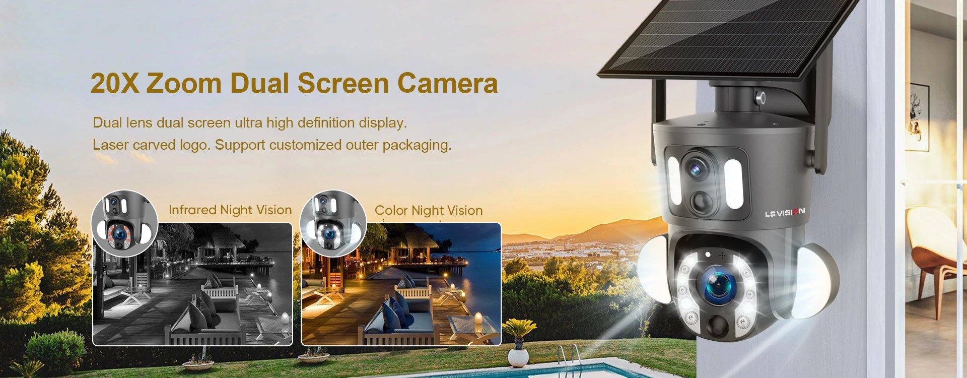 LS VISION-Camera with Solar