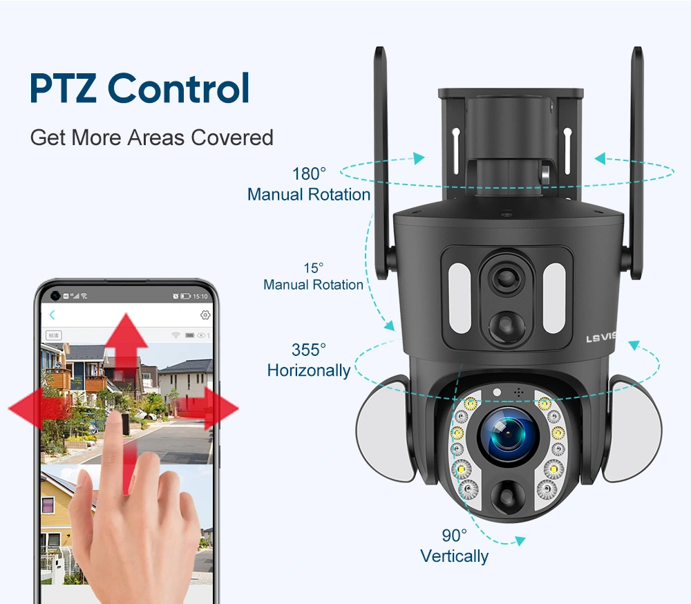 LS VISION-Pan tilt zoom security camera