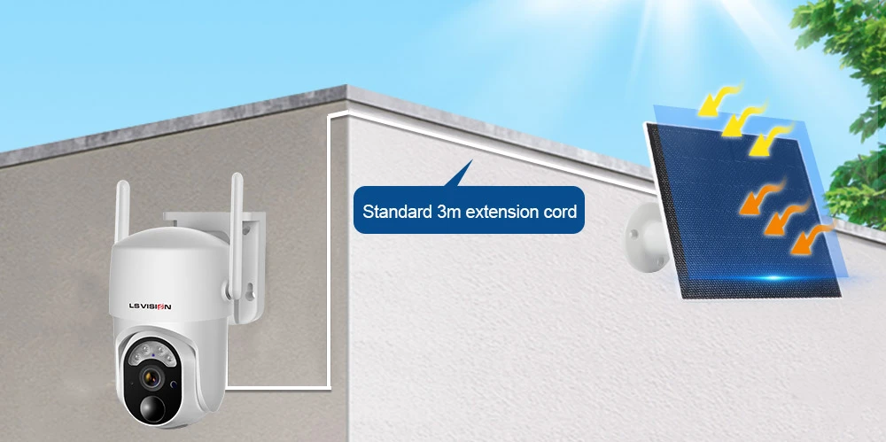 cámaras de seguridad cctv alimentadas por energía solar 1