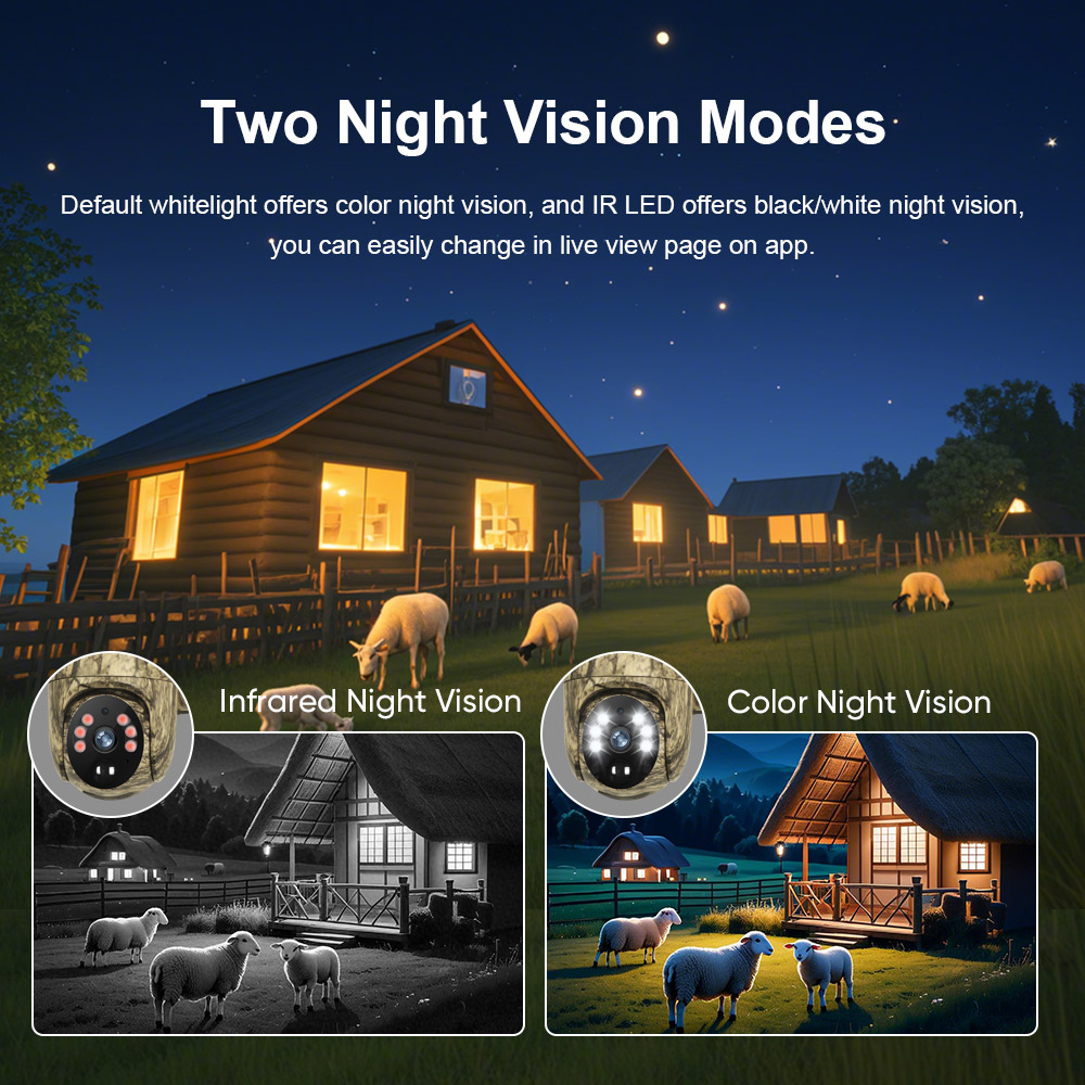 LS VISION hunting solar camera night vision