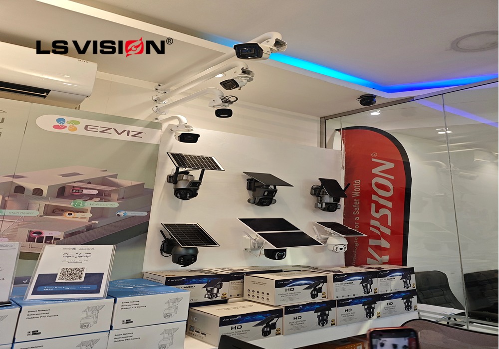 LS VISION Solar Cameras Suitable for Offline Physical Store Sales