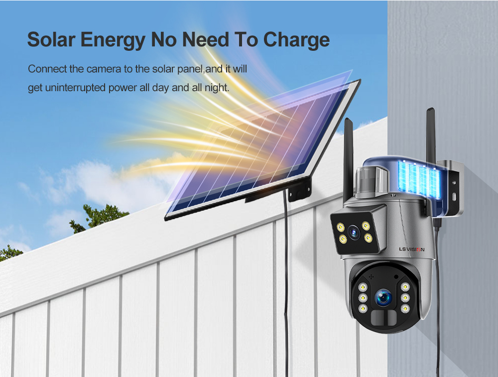 LS VISION 4G solar camera for IP66 