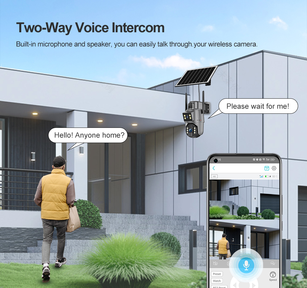 LS VISION outdoor solar camera for almost clients choose