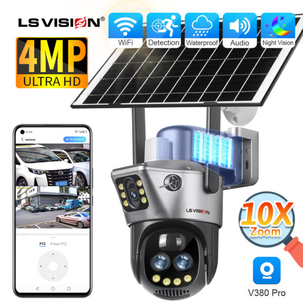 LS VISION-CS3U-10X Solar camera