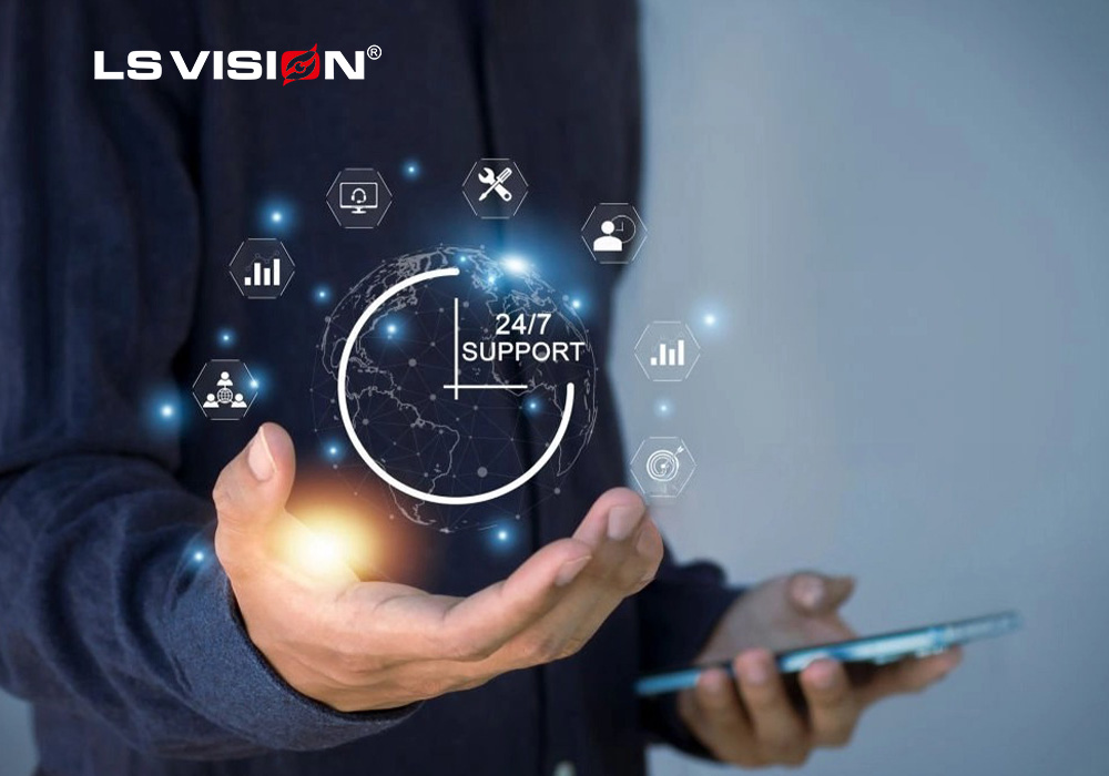 LS VISION-team providing 24/7 seamless technical support to customers.