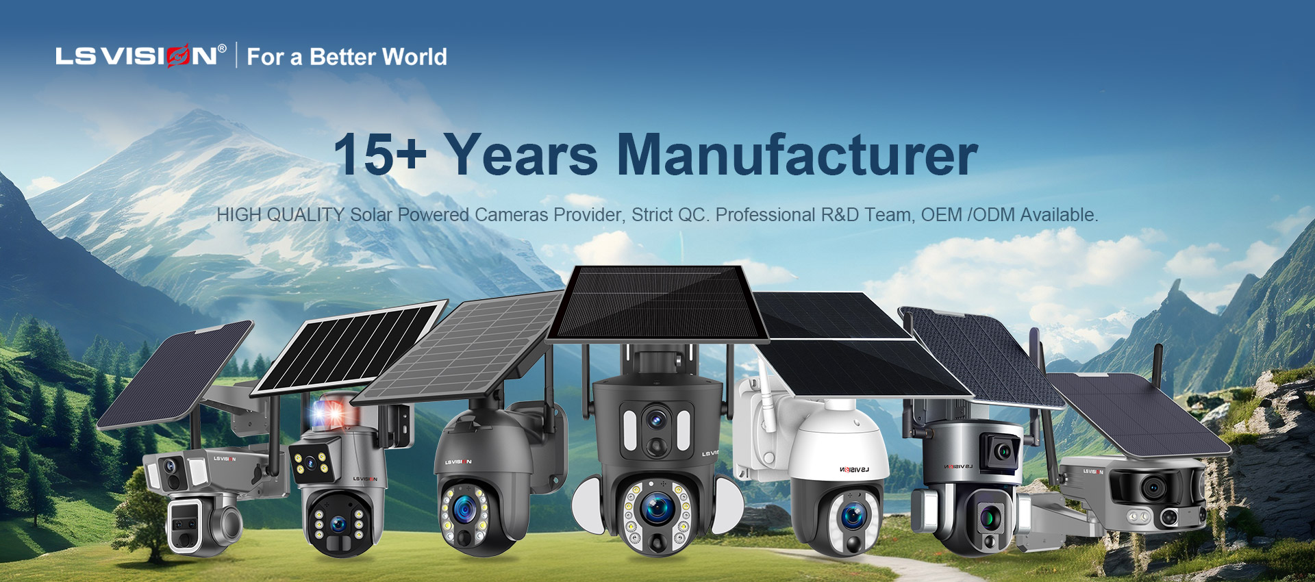 LS VISION-diversified range of solar-powered camera products