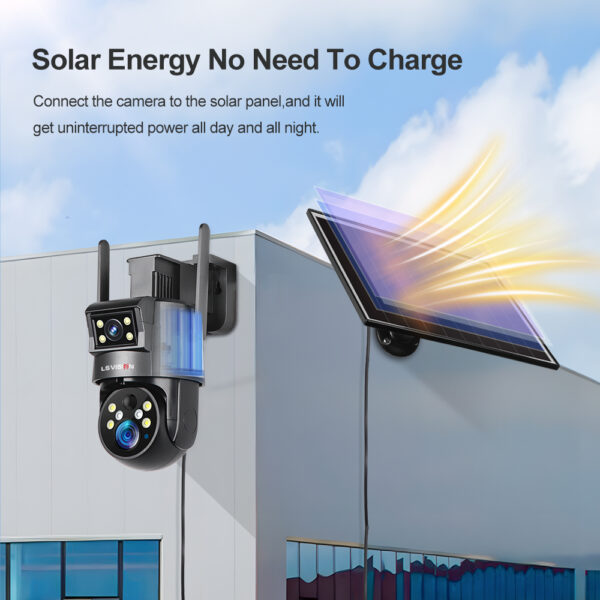 LS VISION-UBox Series Solar Camera LS-4GS23-Solar energy no need to charge