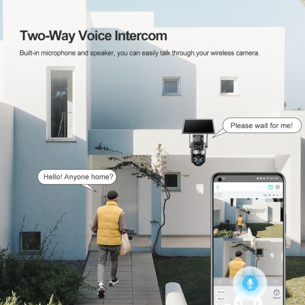 LS VISION-UBox Series Solar Camera LS-4GS23-Two-Way Voice Intercom