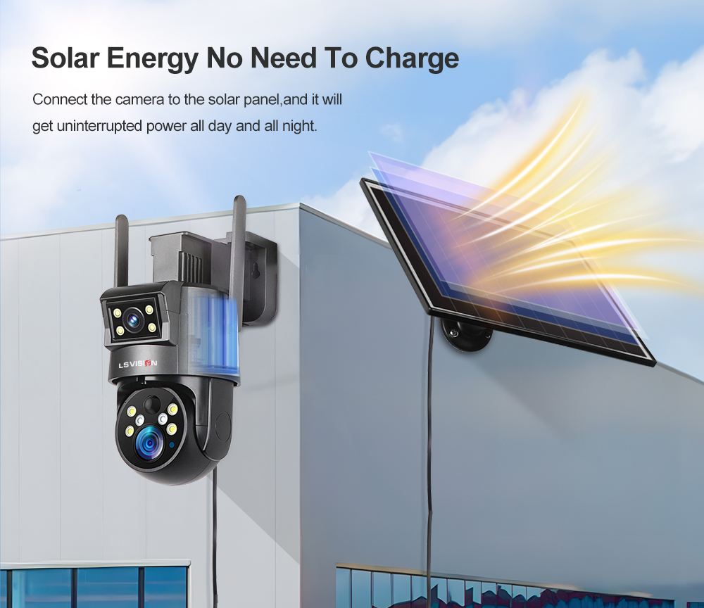 LS VISION-UBox Series Solar Camera LS-4GS23-Solar energy no need to charge