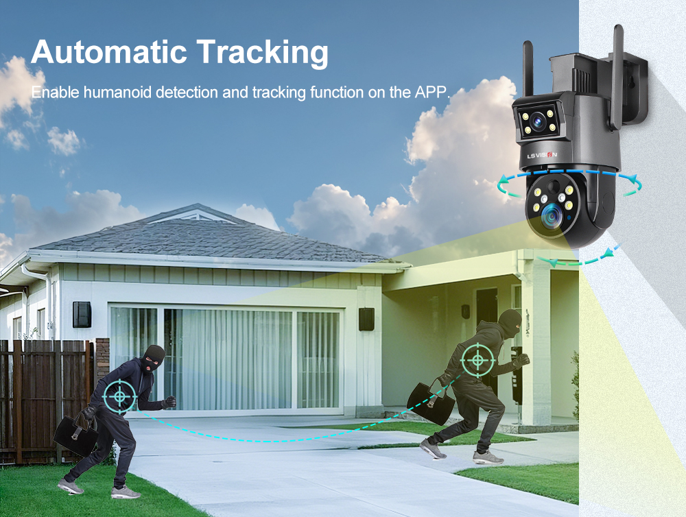 LS VISION-UBox Series Solar Camera LG-4GS23-Automatic Tracking