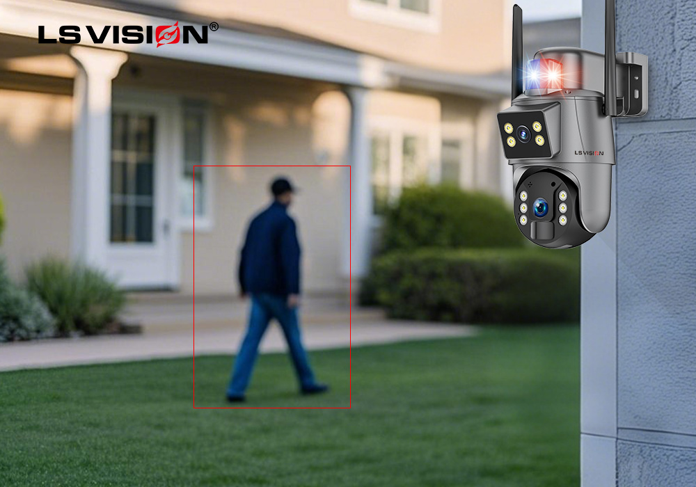 LS VISION-Solar Survillence Camer Wireless LS-4GS22-AI-Powered Detection for Accurate Alerts