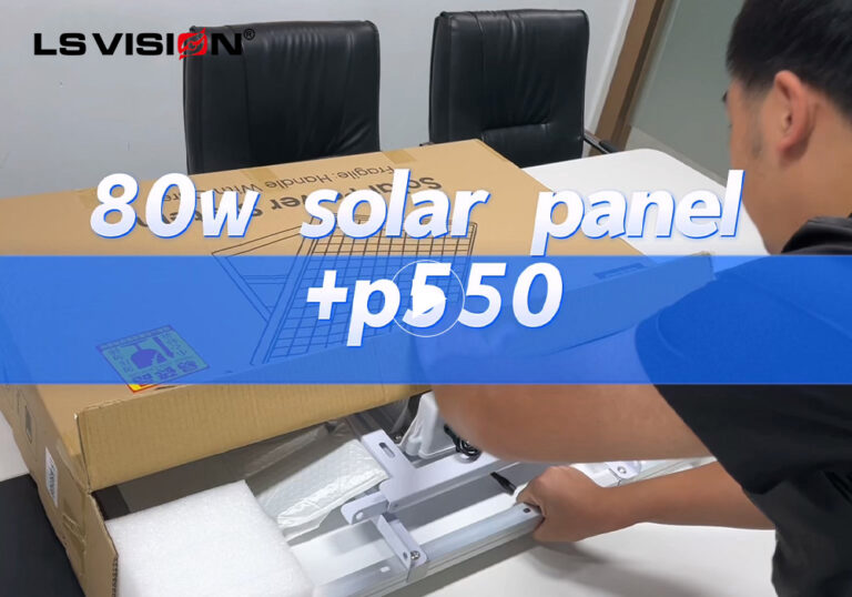 LS VISION-LS-P550-30X Solar Camera + 80W Panel: 24/7 Security for Remote And Critical Sites