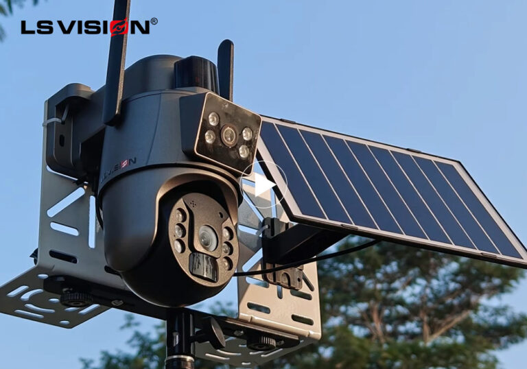 LS VISION-LS-4GS22 4G Solar Camera: Dual-Lens Surveillance for Extreme Conditions